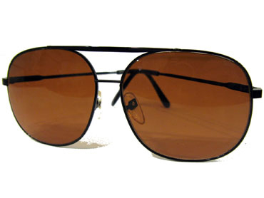 Retro / vintage Sort Trucker / aviator solbrille i enkelt metal design. | retro_vintage_solbriller