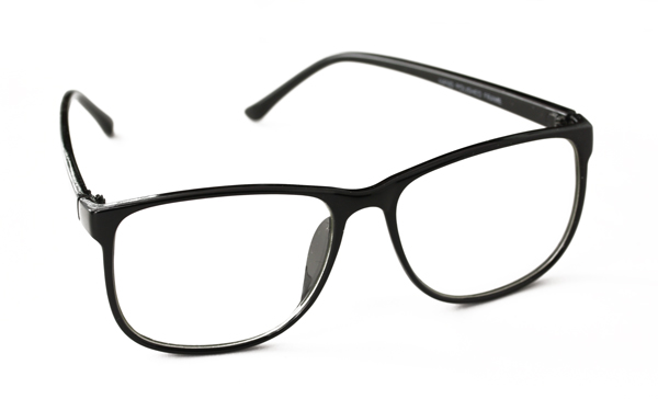 Flot og enkelt brille i sort firkantet design | populaere_solbriller