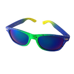 Wayfarer solbrille i vilde neonfarver - Design nr. s3203