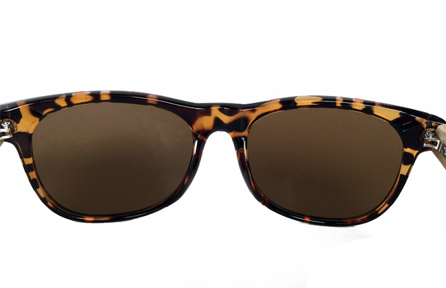 Træ solbriller / bambus solbriller i wayfarer design. Unisex solbrille til mænd og kvinder. | -2