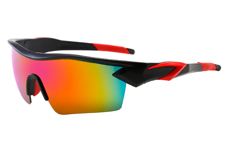  Stellet er i god kraftig kvalitet med fleksible stÃ¦nger i kantet design, som giver solbrillen et rÃ¥t look | skibriller