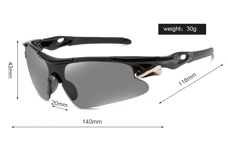 LetvÃ¦gts sportsbrille / hurtigbriller 30 gram. | skibriller-3