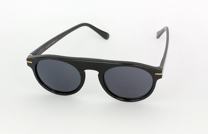 Rund solbrille i enkelt design | 
