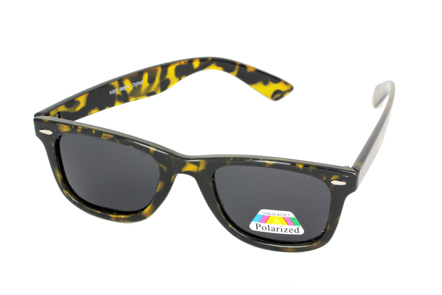 Polaroid Skildpaddebrun wayfarer solbrille | 