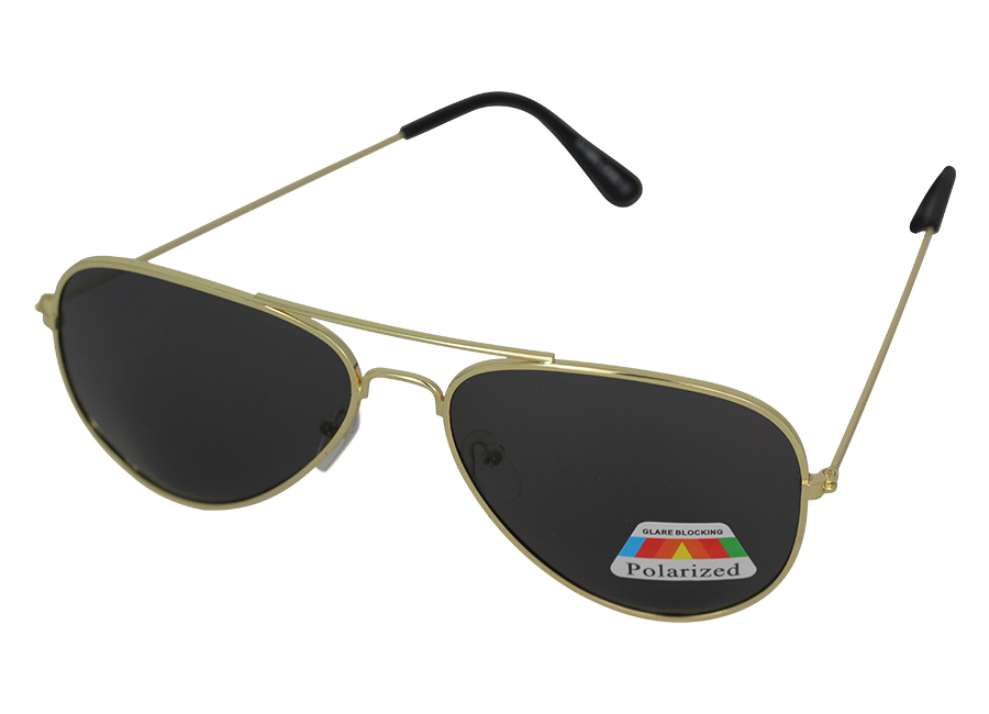 Aviator solbrille med polaroid glas | 