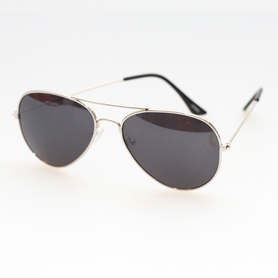 Sølv trucker solbrille i enkelt / klassisk design. | millionaire_aviator_solbriller