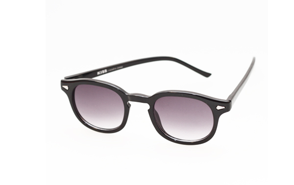 Sort solbrille i lækkert design | runde_solbriller