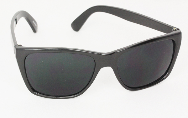 Mande solbrille i sort råt design. | ski_racer_solbriller