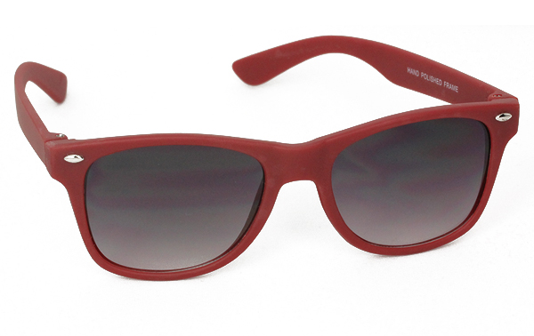 Mat rÃ¸d wayfarer solbrille til bÃ¸rn | wayfarer_solbriller