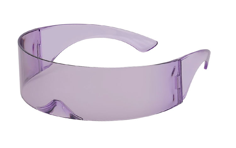 Star Trek / High Fashion solbrille i transparent lyslilla. Stilen er kendt fra Marvelous Mosell fede Retro stil. Perfekt til Sommerens festival udklÃ¦dning, modeshow, opvisning eller din unikke/rÃ¥ stil til weekendens fester | skibriller
