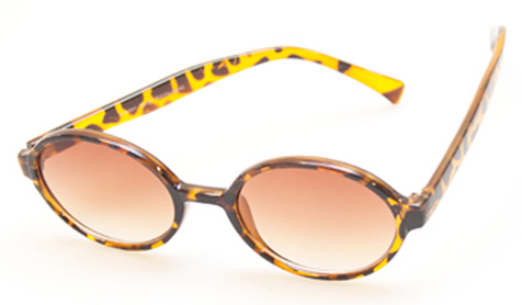 Tortoise burn oval billig solbrille | retro_vintage_solbriller