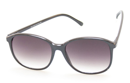 Sort solbrille | oversize_store_solbriller