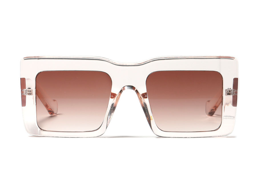 Tidens hotteste mode. Stor firkantet mode solbrille i kraftigt design. | firkantet-solbriller