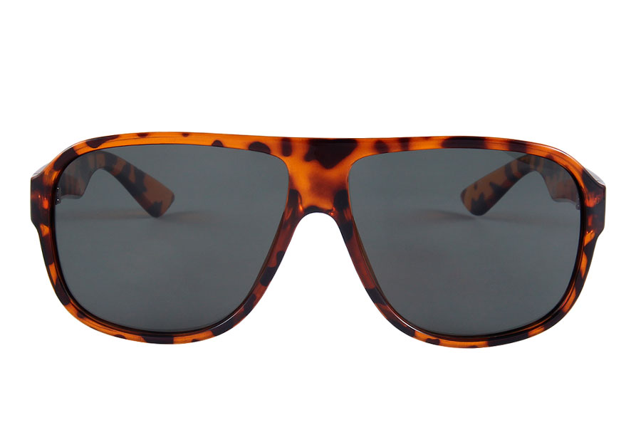 Aviator / dråbeformet solbrille med runde hjørner. Stellet er stærk kvalitet i skildpadde/leopard spættet  i flotte farve nuancer. | pilot_solbriller-2