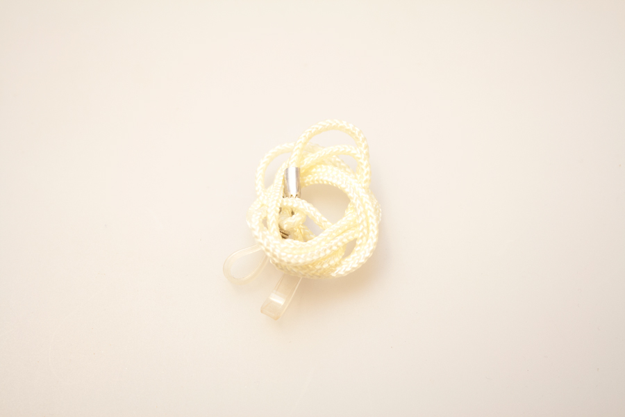 Lys creme brillesnor | -2