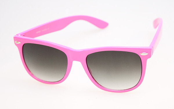 Pink wayfarer solbrille | search