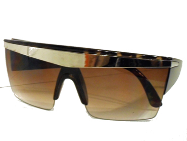 Lady Gaga solbrille. Sort m/metal look | bling-sten-glitter