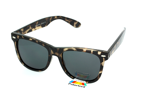 Wayfarer polaroid solbrille i skildpadde / tortoise brun ï»¿ | 