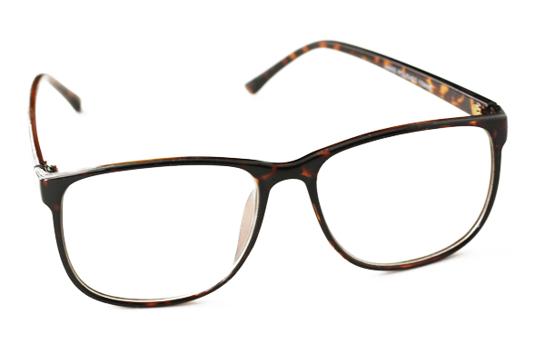 Skildpaddebrun brille uden styrke i enkelt design | populaere_solbriller