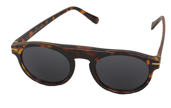 Skildpadde brun mode solbrille | runde_solbriller
