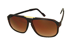 Brun millionaire solbrille til mænd - Design nr. s3238