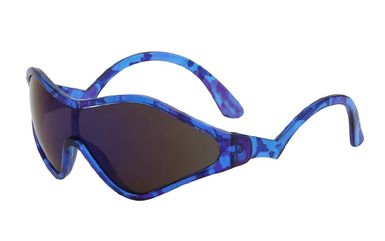 Retro skibrille i vilde retro farver - Design nr. 3422