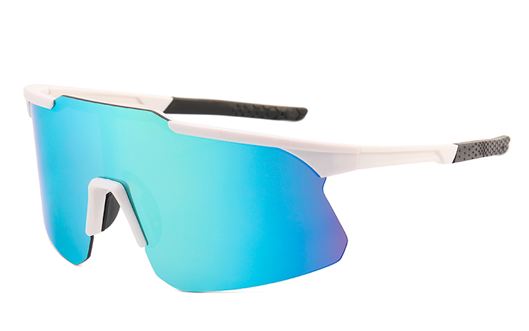 Sportsbrille til Sport, Løb, Cykling eller bare fashion, i stort / oversize design - Design nr. 4458