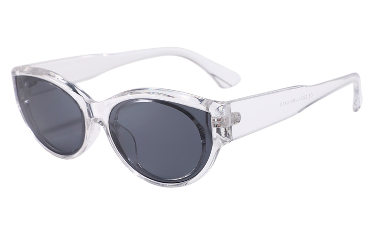 Rå men feminin cat-eye solbrille i kraftigt design - Design nr. 4467