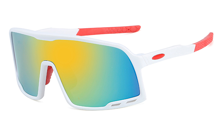 Sportsbrille til Sport, Løb, Cykling eller bare fashion, i stort / oversize design - Design nr. 4532