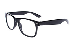 Wayfarer uden styrke i sort - Design nr. 303