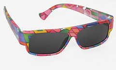 Farverig bÃ¸rnesolbrille - Design nr. 3032
