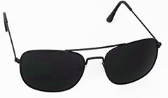 Sort aviator i firkantet design - Design nr. 3090