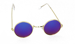 Guldfarvet metal solbrille til børn - Design nr. 3109