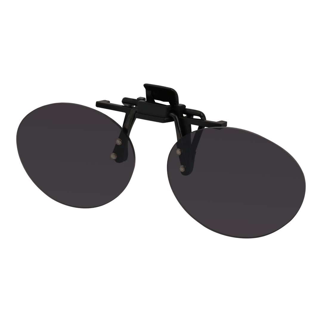 Clip-on solbrille i ovalt design - Design nr. 3325