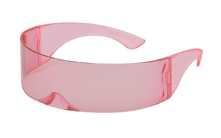 Star Trek / Festival solbrille i feminin transparent lyserød - Design nr. 3647