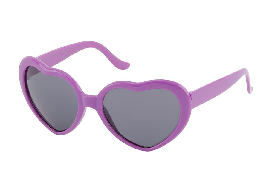 Lilla hjerte solbrille - Design nr. 3790