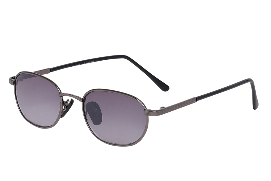 Firkantet solbrille med runde former i moderigtig design - Design nr. s4009