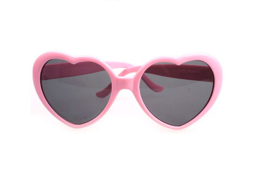 Lyserød hjerte solbrille - Design nr. s4064