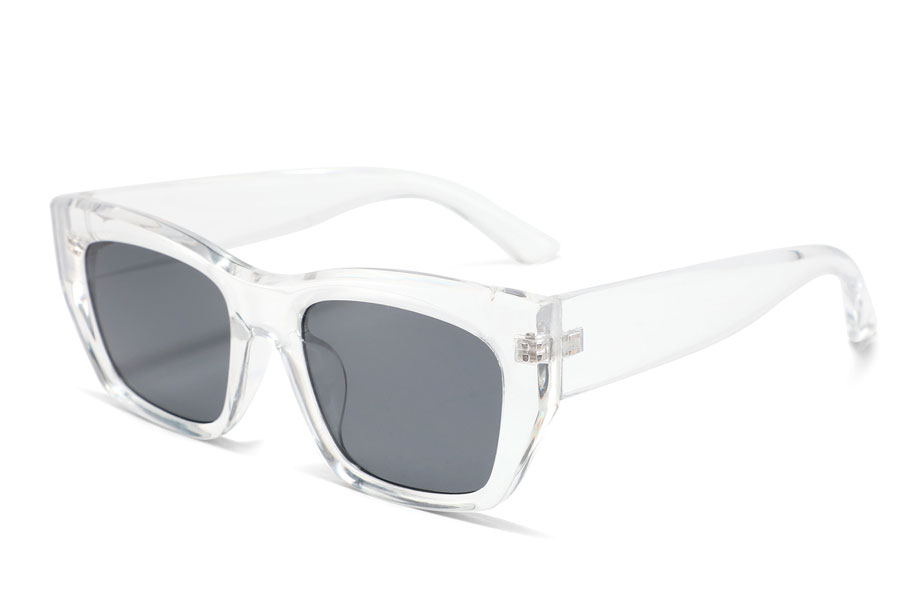 Klar transparent solbrille med kant - Design nr. 4313