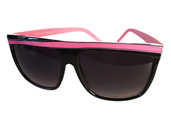 Asymetrisk solbrille i pink - Design nr. 845
