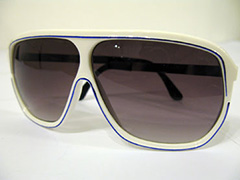 Hvid aviator solbrille - Design nr. 850
