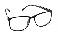 Flot og enkelt brille i sort firkantet design - Design nr. s888